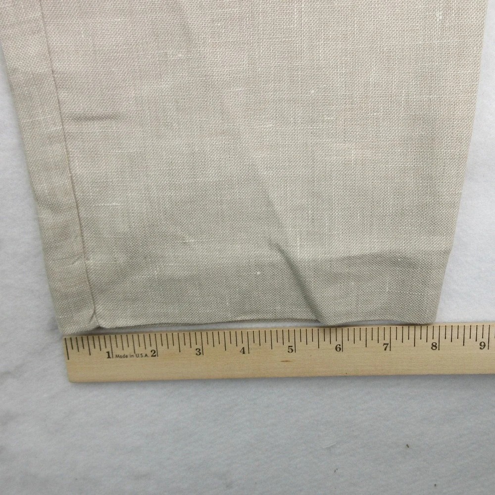 Tommy Bahama Men Dress Pants 33x30 Latigo Beach Linen Khaki Stretch New DEFECT